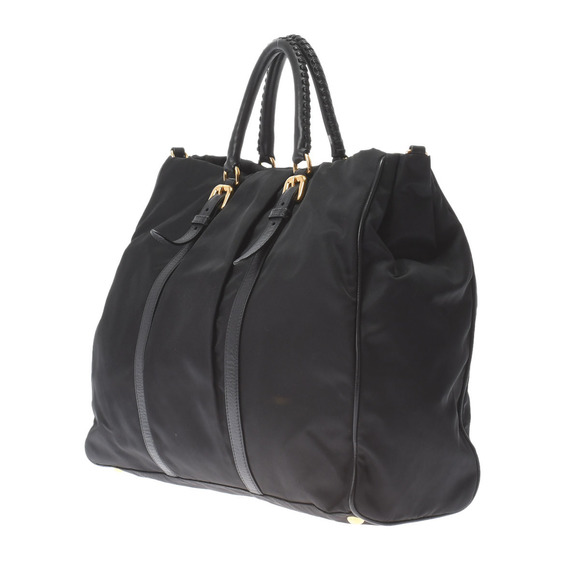 Prada Handbag Hardware Nylon 2way Bag Black - Picture 2 of 8